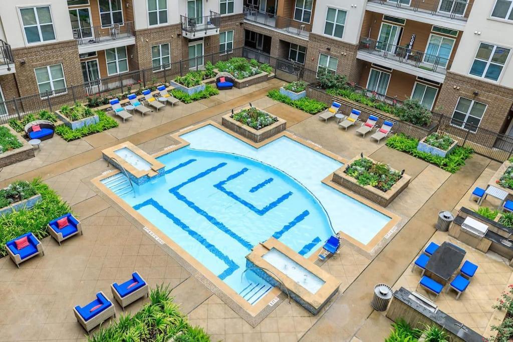 Апартаменты U4 Penthouse Downtown Хьюстон Экстерьер фото
